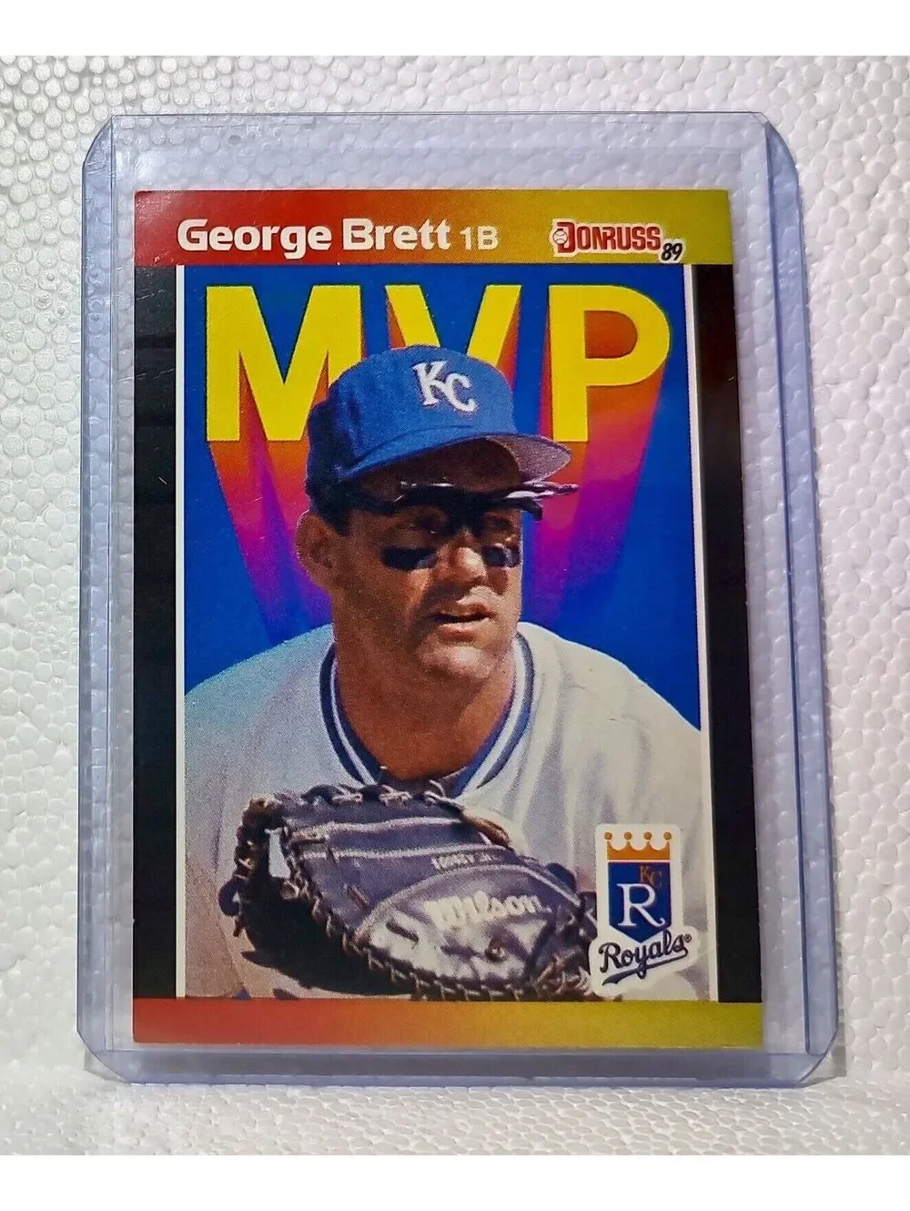 George Brett 1989 Donruss MLB #BC-7 MVP Baseball Card Kansas City Royals